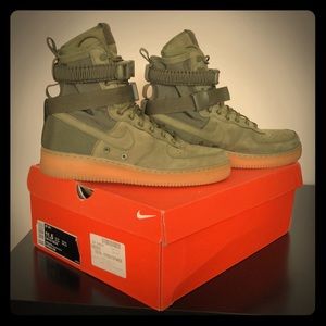 SF AF1 Olive Sneaker boot